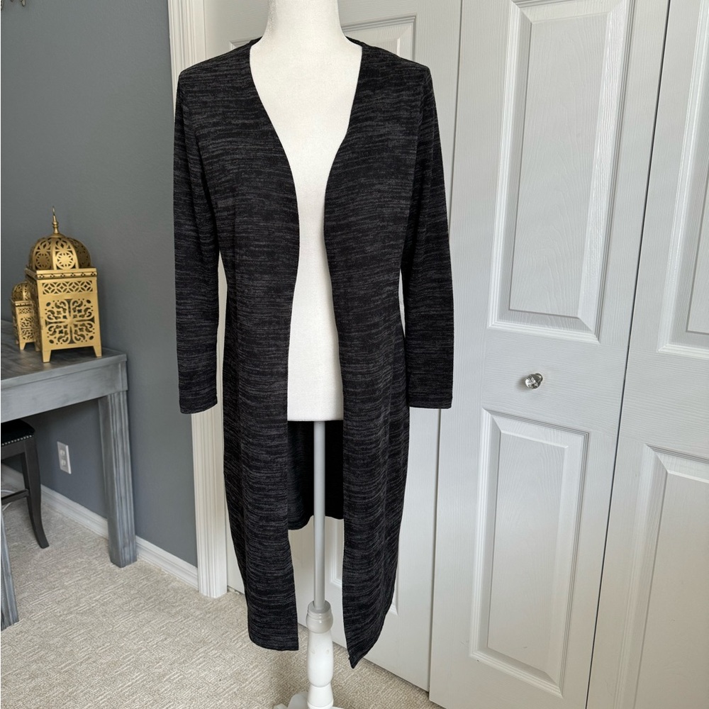Jules & Leopold | Long Cardigan | Size S | Charcoal Grey